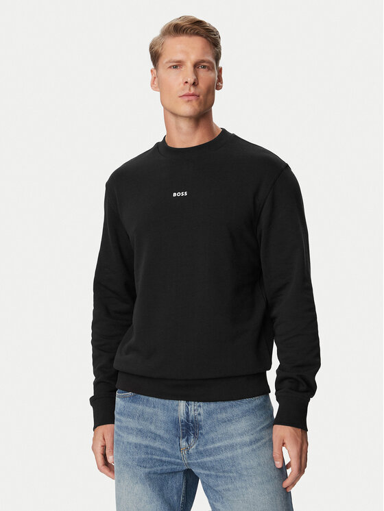 BOSS BOSS Світшот Wesmallcrew 50514541 Чорний Relaxed Fit