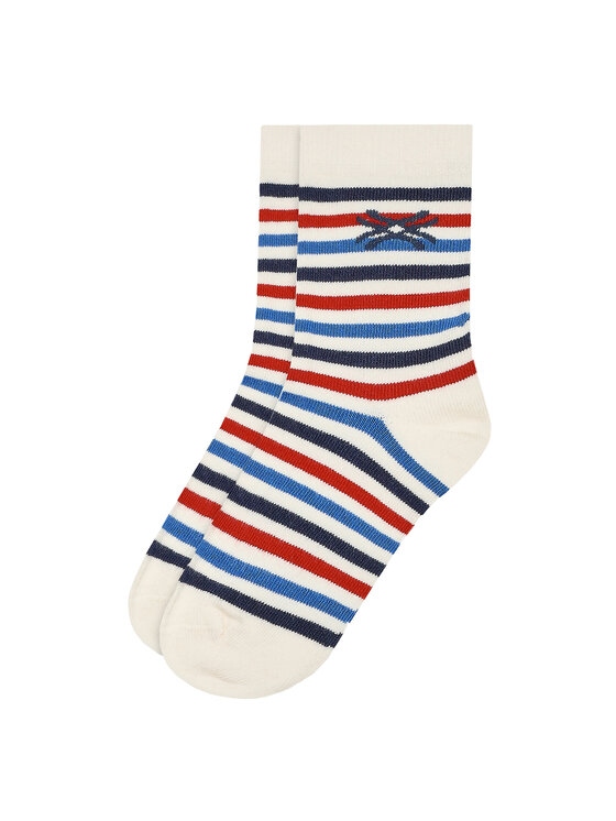 United Colors Of Benetton Set di 4 paia di calzini lunghi da bambini 6AO307026 Multicolore