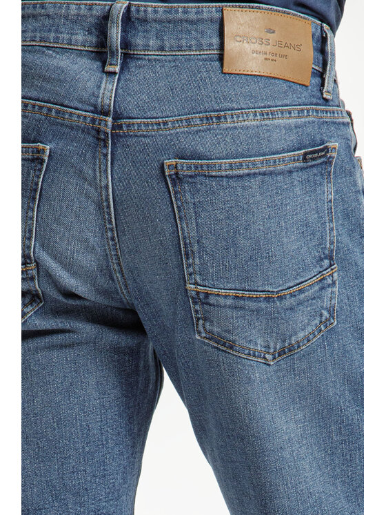 Cross Jeans Cross Jeans Jeansy E 161-316 Niebieski Straight Leg