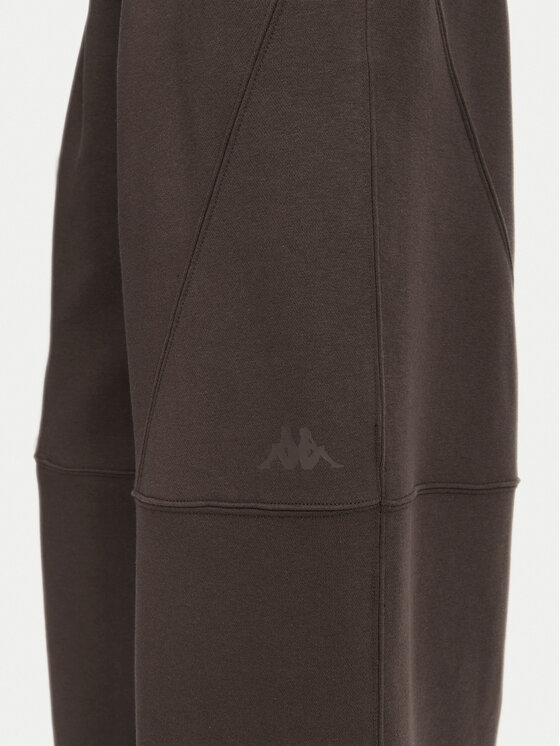 Kappa Kappa Spodnie dresowe 36226ZW Brązowy Oversize
