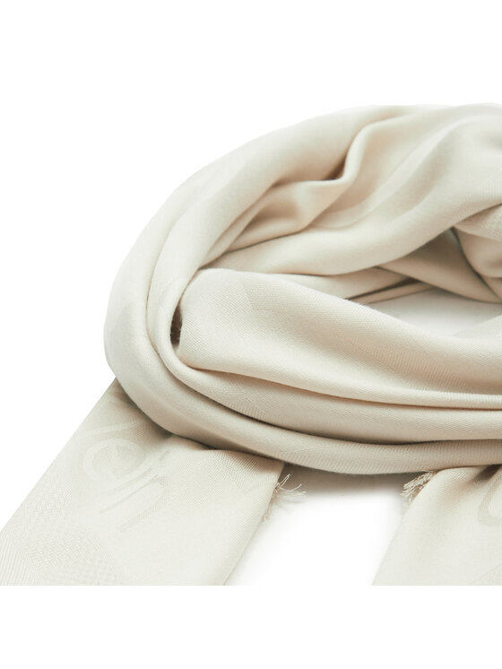 Calvin Klein Calvin Klein Marama Large Monogram Jacquard Scarf K60K611740 Siva