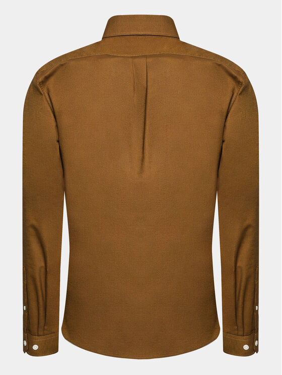Lindbergh Lindbergh Košulja 30-203174 Smeđa Slim Fit