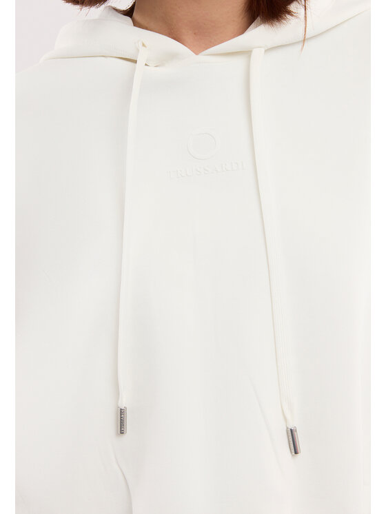 Trussardi Trussardi Felpa G8566000235N011 Bianco Regular Fit
