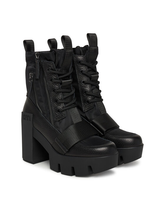 United Nude United Nude Μποτίνια Grip Combat Mid 1096201165 Μαύρο