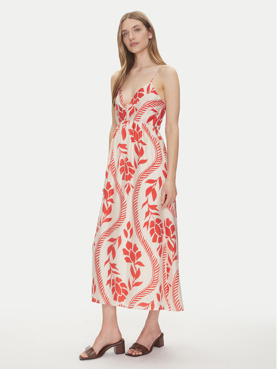 ONLY ONLY Vasarinė suknelė Catja 15347529 Raudona Regular Fit