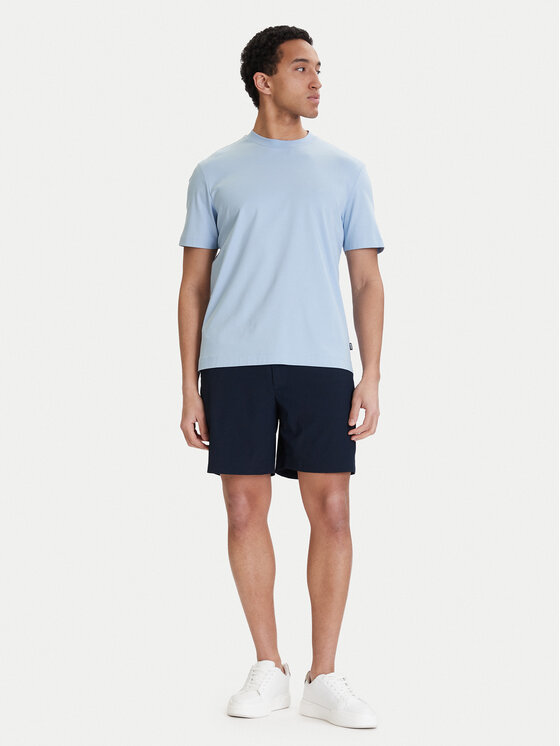 Calvin Klein Calvin Klein Szövet rövidnadrág LV04LF610G Kék Straight Fit
