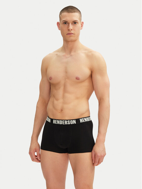 Henderson Henderson 3er-Set Boxershorts Orchid 42742 Schwarz