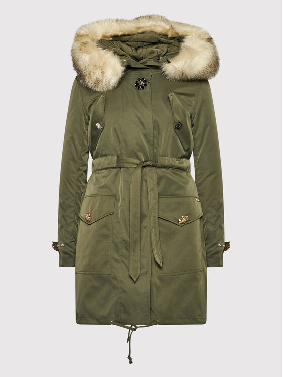 Blugirl Blumarine Blugirl Blumarine Куртка парка RH1265-T8727 Зелений Regular Fit