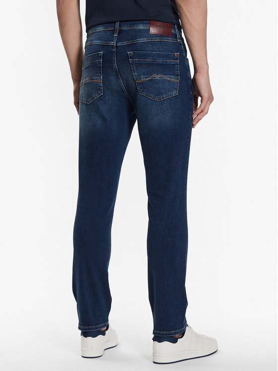 Mustang Mustang Jeansy Washington 1007640 Niebieski Slim Fit