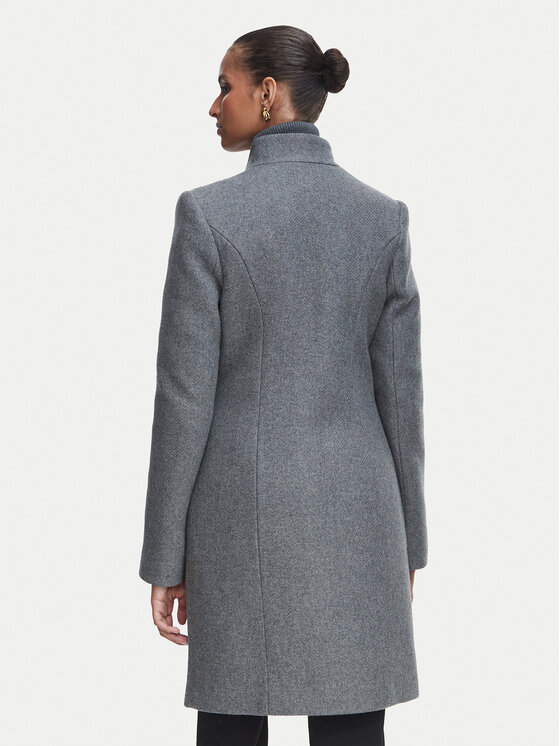 Rinascimento Rinascimento Płaszcz wełniany CFC0131081003 Szary Regular Fit