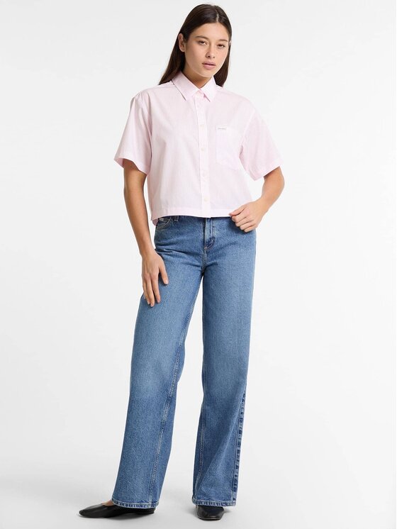 Guess Jeans Guess Jeans Top 173643 Rosa Classic Fit