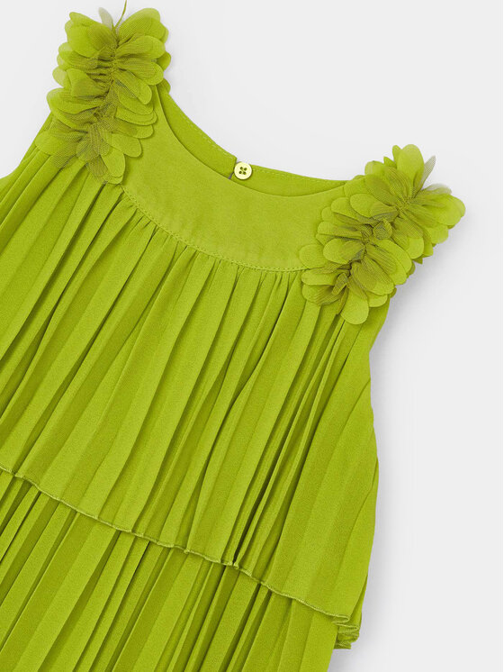 Mayoral Mayoral Vestito elegante 3920 Verde Regular Fit