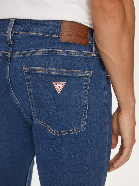 Guess Jeans Guess Jeans Jeansy M4YA0F D5DM2 Tmavomodrá Skinny Fit