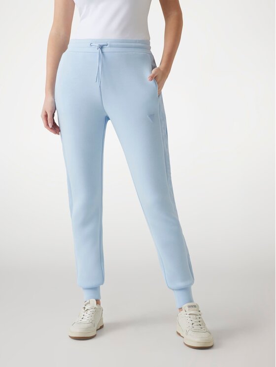 Guess Guess Kalhoty z materiálu 139507 Modrá Slim Fit