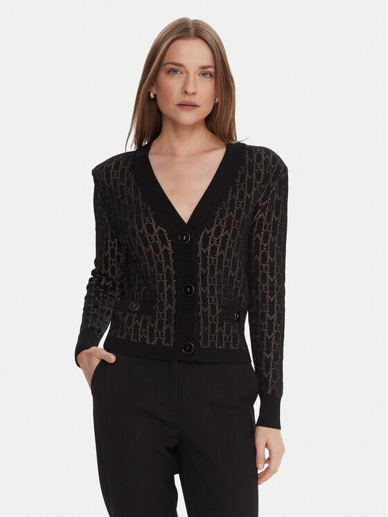 Marciano Guess Marciano Guess Кардиган 5YGR06 5877Z Черен Regular Fit