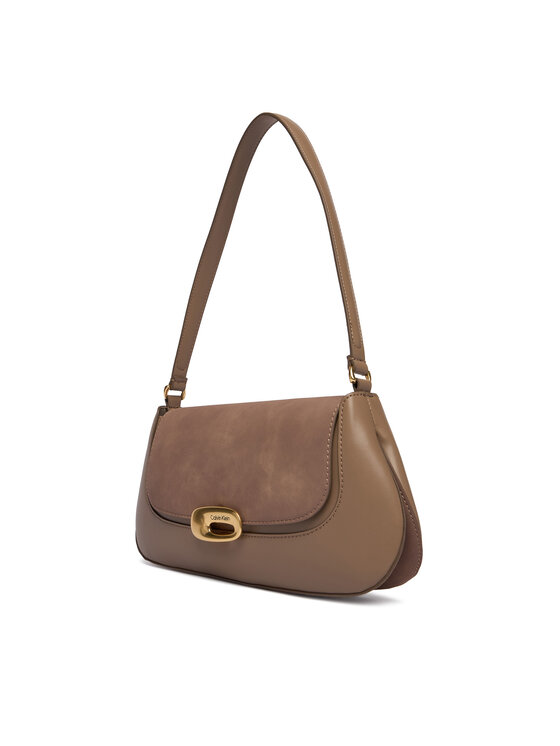 Calvin Klein Calvin Klein Käekott Hardware Brushed Shoulder Bag LV04F3337G Beež