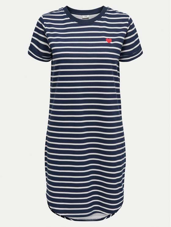JDY JDY Haljina za svaki dan New Ivy 15298074 Tamnoplava Regular Fit