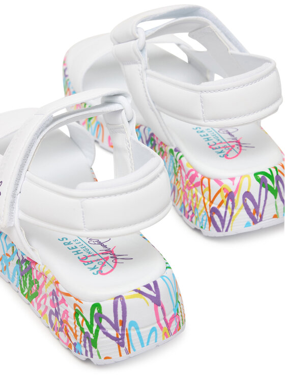 Skechers Skechers Sandály Uno Lite Sandal - Sunny Love 314094L/WMN Bílá