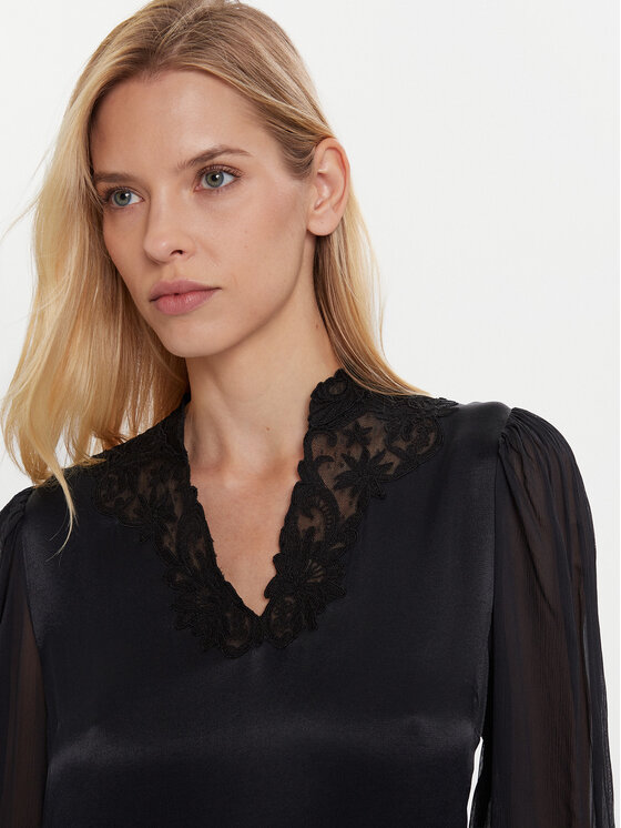 TWINSET TWINSET Blúz 252TT2243 Fekete Regular Fit