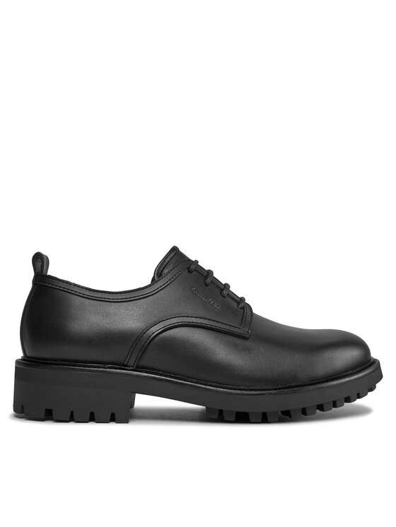 Pantofi Calvin Klein Derby Mix HM0HM01354 Negru