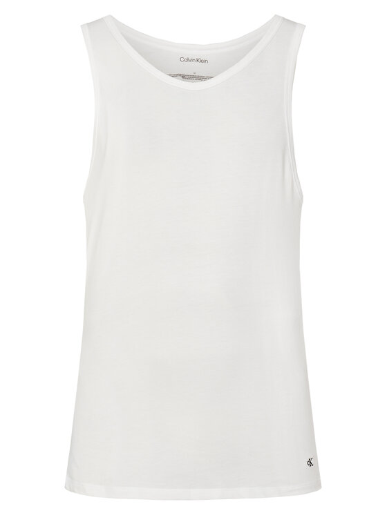 Calvin Klein Underwear Calvin Klein Underwear Súprava tielok Tank 3Pk LV00NB4184 Biela Slim Fit