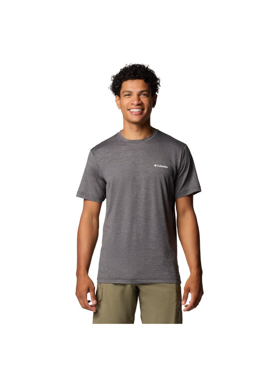 Columbia Columbia T-shirt Columbia Kwick Hike Back Graphic SS Tee Nero Regular Fit