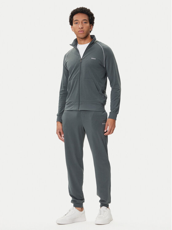 BOSS BOSS Donji dio trenerke Mix&Match 50515305 Zelena Regular Fit