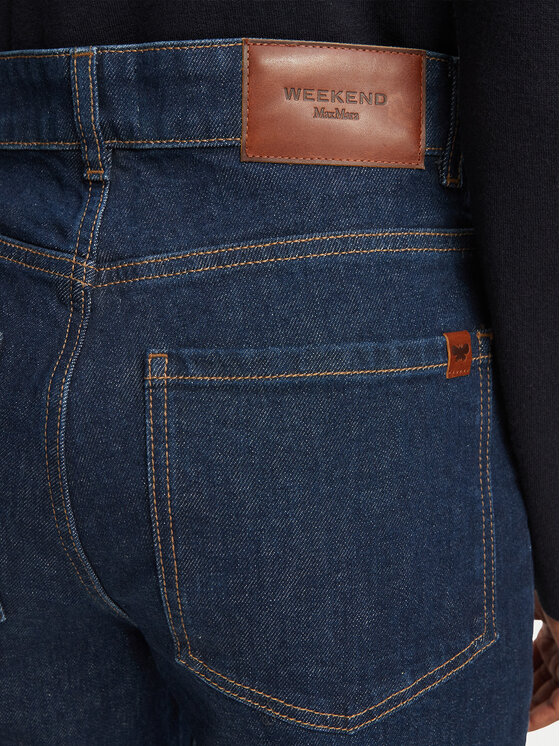 Weekend Max Mara Weekend Max Mara Teksad Lince 2625186012 Tumesinine Straight Leg
