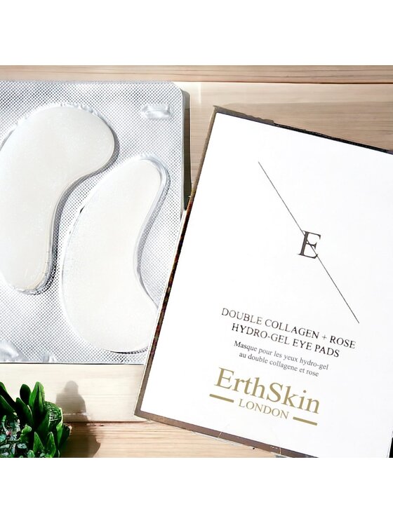 Erthskin London Erthskin London Podwójne płatki kolagenowe + hydrożel różany Płatki pod oczy
