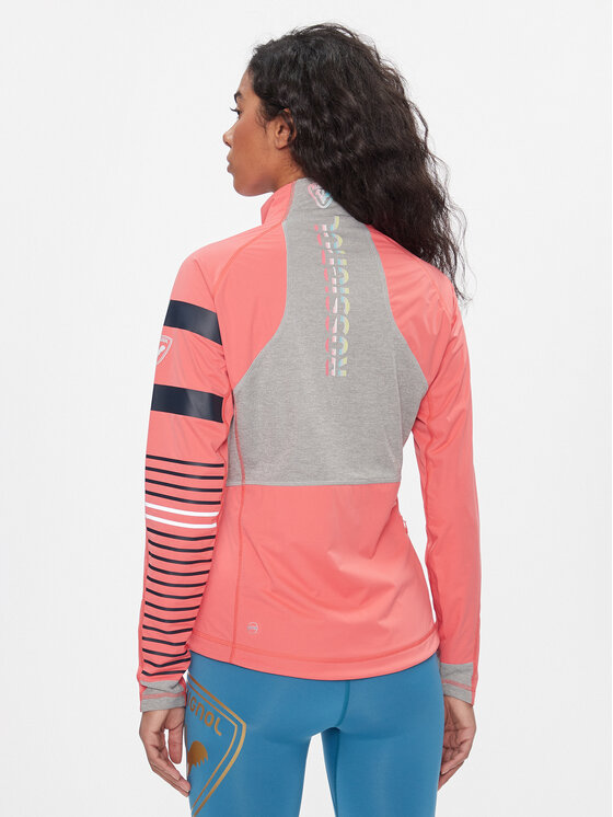 Rossignol Rossignol Technisches Sweatshirt Poursuite RLIWJ20 Korallenfarben Slim Fit