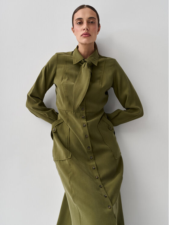 TATUUM TATUUM Sukienka codzienna BOLIA Zielony Flare Fit