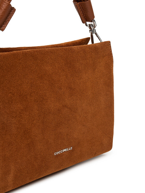 Coccinelle Coccinelle Geantă P6P Boheme Suede Bimaterial E1 P6P 58 01 01 Maro