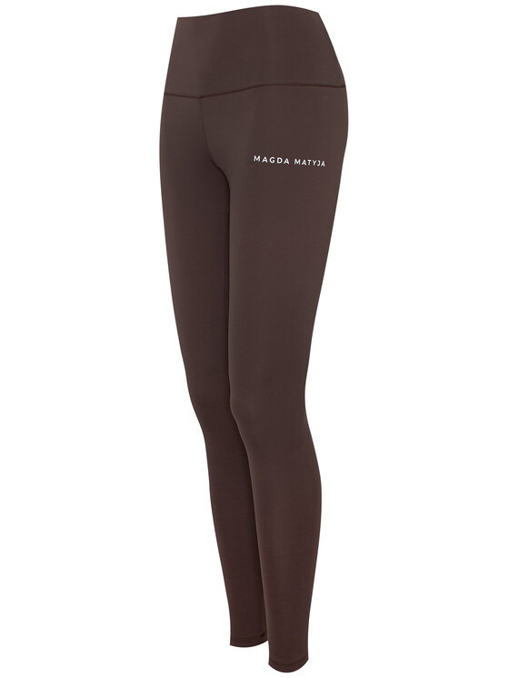 Magda Matyja Magda Matyja Legginsy DAILY LEGGINS Brązowy Active Fit