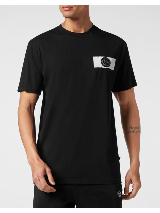 Plein Sport Plein Sport T-Shirt 3371 Czarny Regular Fit