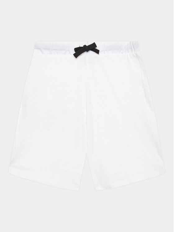 United Colors Of Benetton Pantaloni scurți sport 3BL0C901H Alb Regular Fit