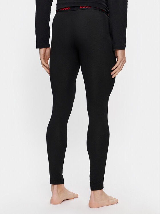 HUGO Hugo Кальсони Long John Linked 50485314 Чорний Skinny Fit