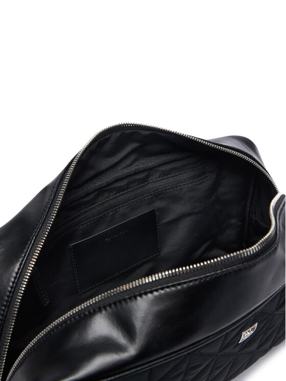 Calvin Klein Calvin Klein Torebka Quilted Nylon 2X Strap Camerabag LV04F3651G Czarny