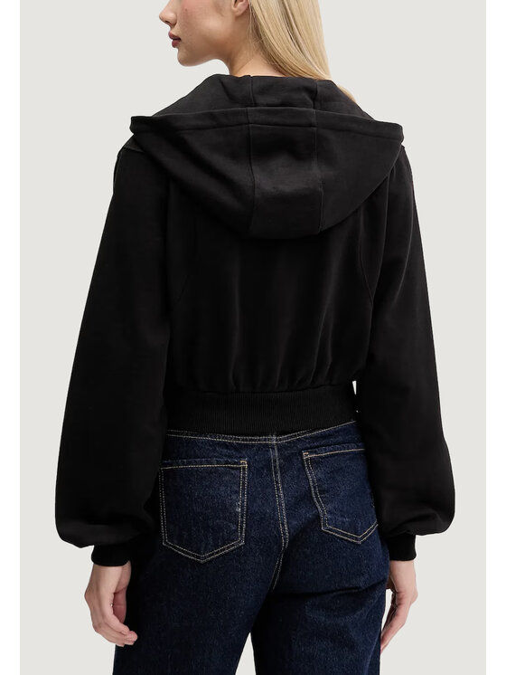 Tommy Jeans Tommy Jeans Μπλούζα TJW RLX CRP S-FLAG Z Μαύρο Casual Fit