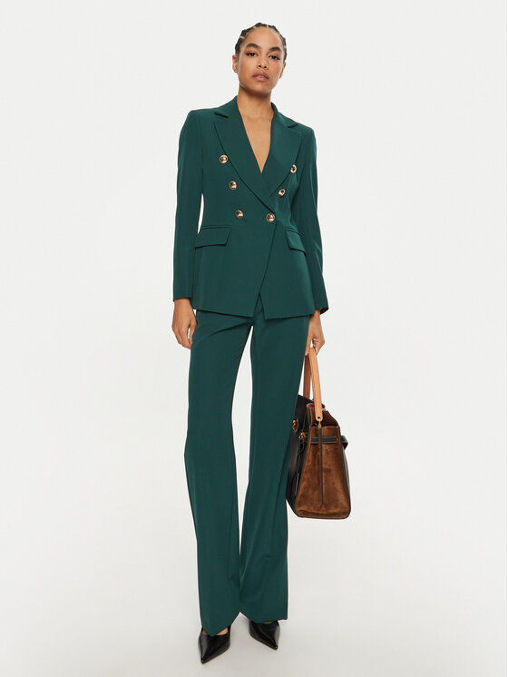 Maryley Maryley Giacca da abito 24IB139/43GU Verde Regular Fit