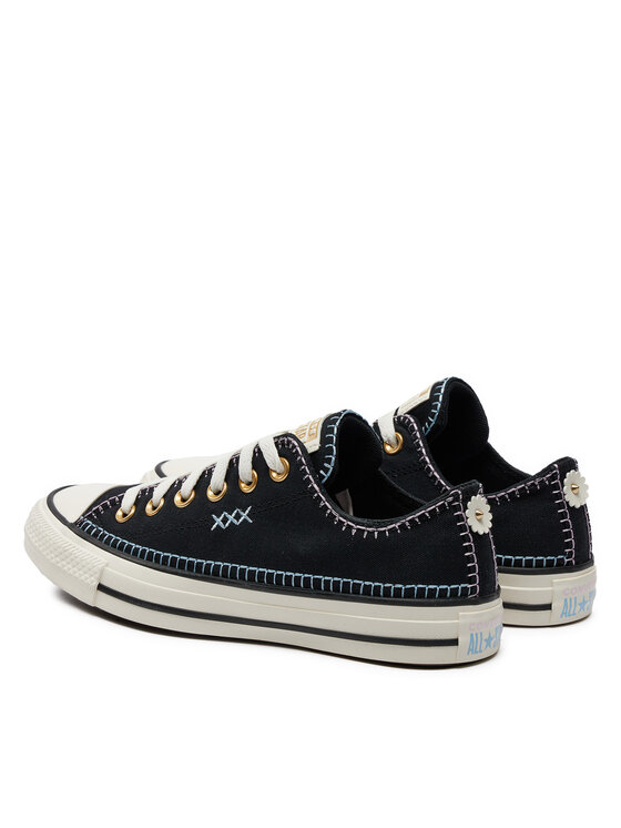 Converse Converse Trampki Chuck Taylor All Star Crafted Stitching Ox A07546C Czarny