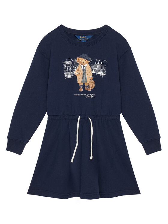 Polo Ralph Lauren Polo Ralph Lauren Sukienka dzianinowa 312979035001 Granatowy Regular Fit