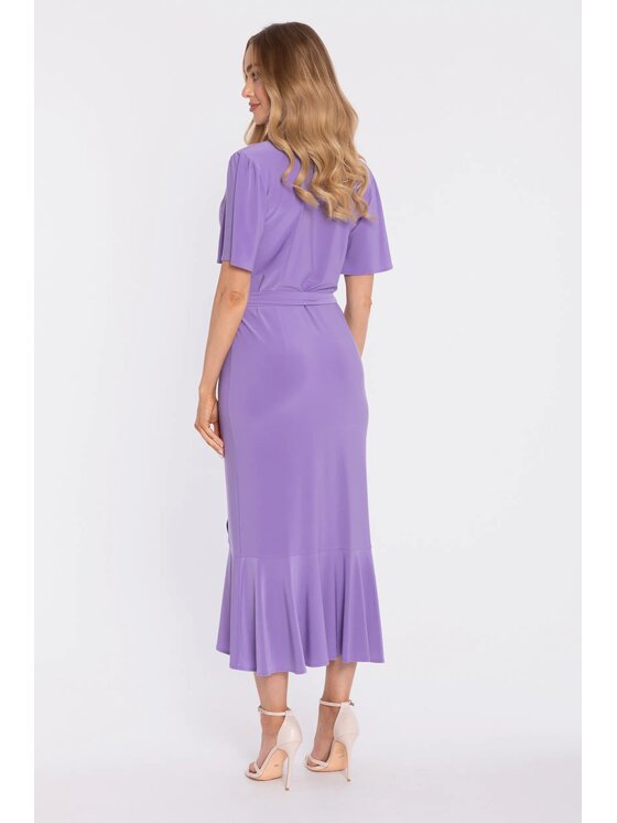 Made of Emotion Made of Emotion Abito da cocktail M912 Viola chiaro A-Line Fit