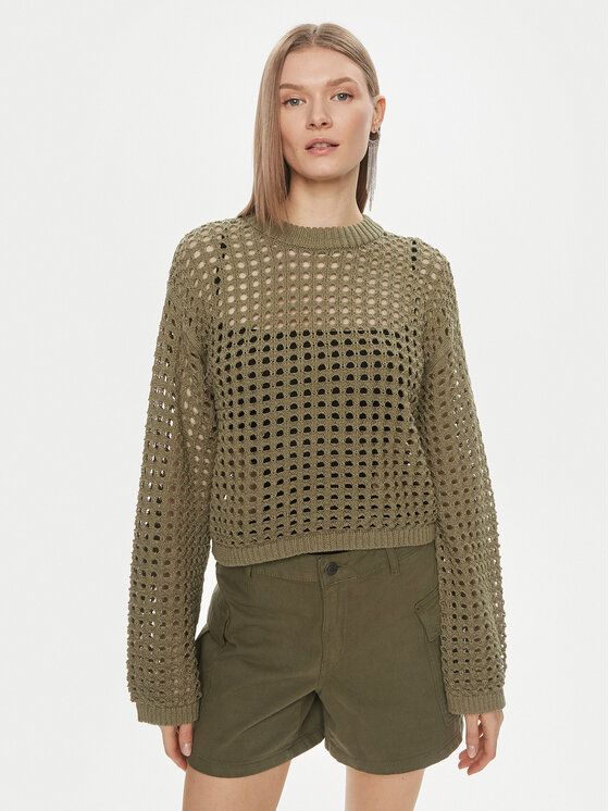 JDY JDY Džemper Ronda 15317229 Zelena Regular Fit