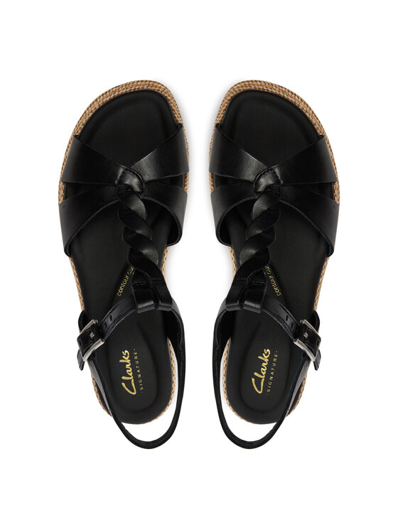 Clarks Clarks Basutės Kimmei Twist 26176391 Juoda