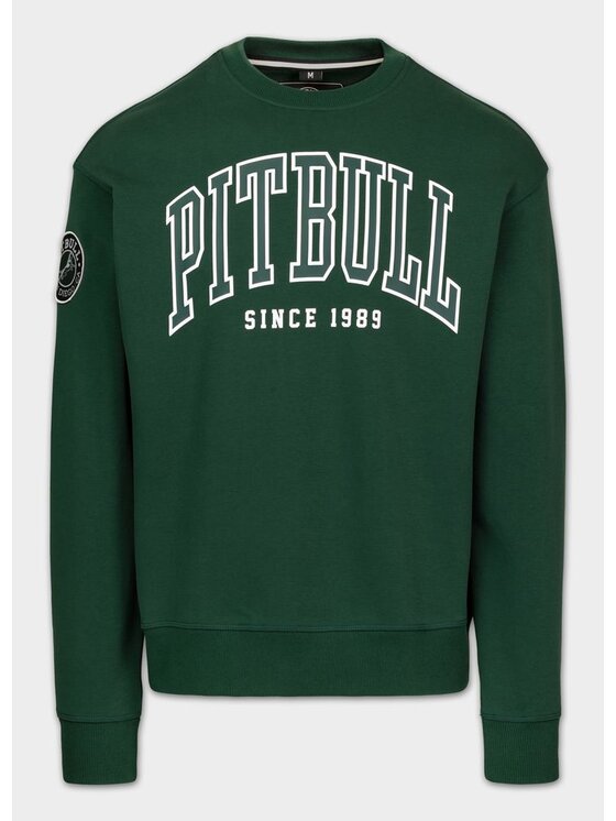 PITBULL PITBULL Bluza BADGER Zielony Regular Fit