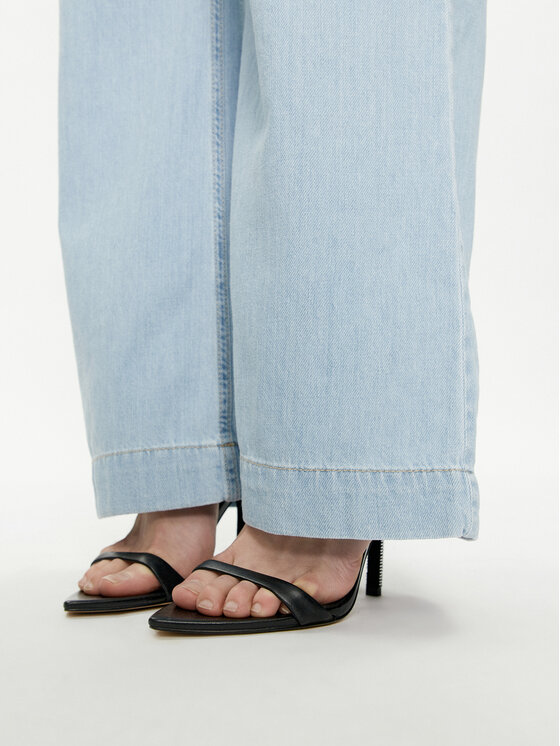 Rinascimento Rinascimento Jeans hlače CFC0117534003 Modra Relaxed Fit