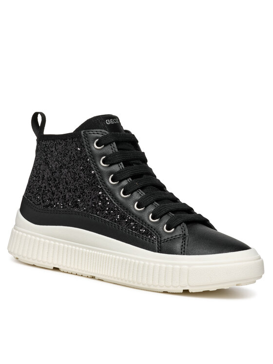 Geox Geox Sneakersy J Laquinny Girl J46M3D 0EWBC C9999 M Černá