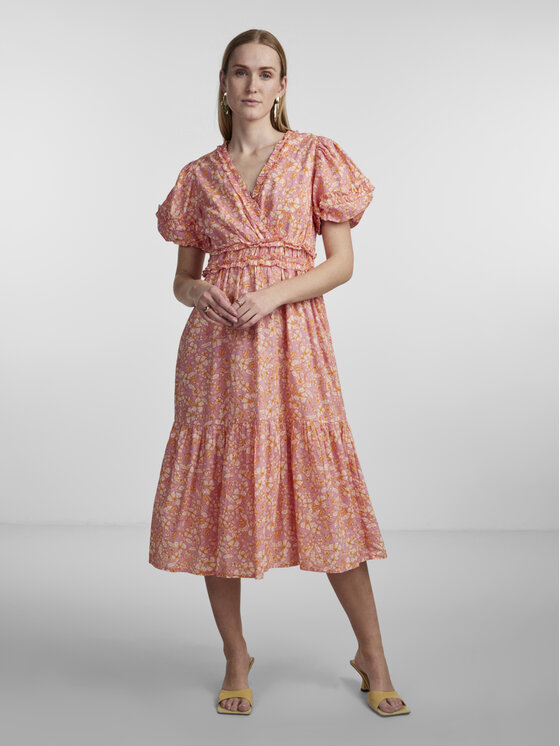 YAS YAS Повсякденна сукня 26029909 Рожевий Regular Fit