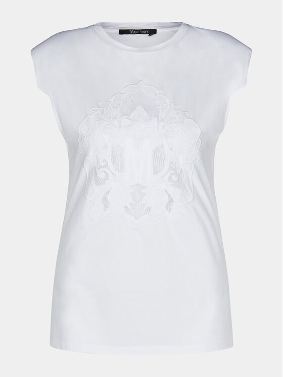 Marc Aurel Top 7527 7000 73693 Bianco Regular Fit, taglia : 34