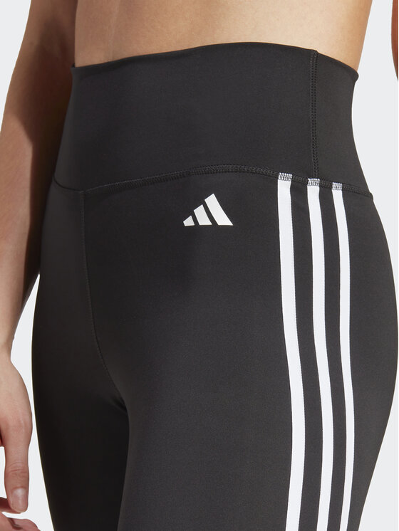 adidas adidas Legginsy Train Essentials 3-Stripes High-Waisted 7/8 Leggings HT5438 Czarny